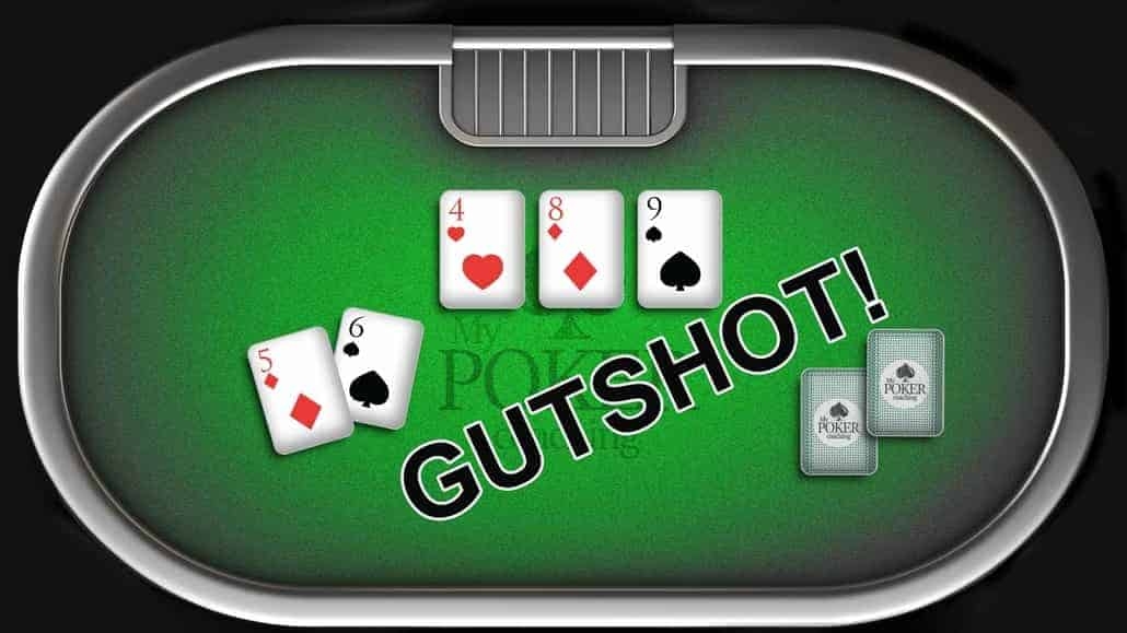 what is a gut shot in poker