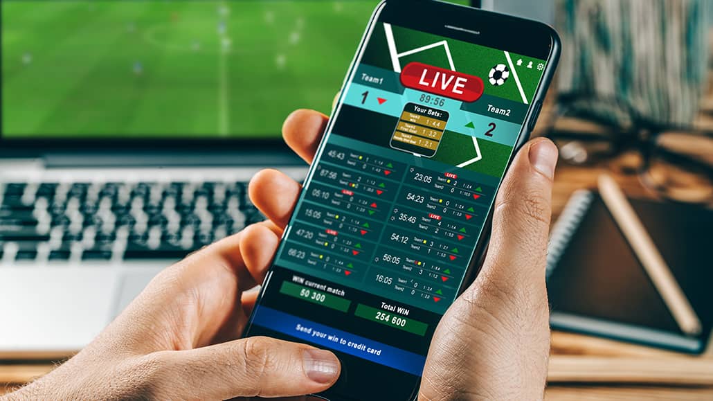 placing a sports bet online