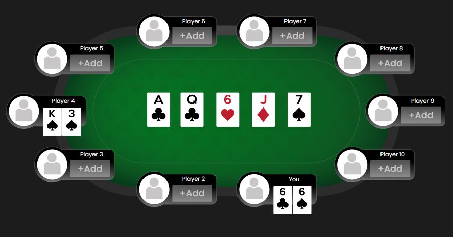 poker hand odds on a big bluff spot